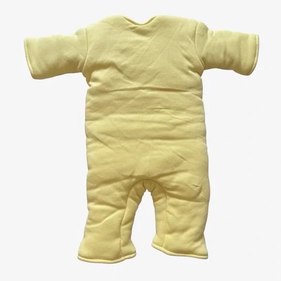 Baby Merlin's Magic Sleepsuit Yellow Cotton, Double Zipper, Small 3-6 Months - Picture 2 of 4